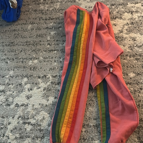 Aviator nation, cropped pink sweatshirt, size small - Picture 3 of 3